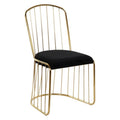 Dining Chair DKD Home Decor Polyester Metal Steel (50 x 50 x 89 cm)