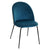 Dining Chair DKD Home Decor Polyester Metal (45 x 56 x 83 cm)