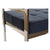 Bench DKD Home Decor Blue Polyester Steel (97 x 46 x 57 cm)