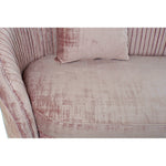 Sofa DKD Home Decor Pink Polyester Wood (45 x 45 cm)