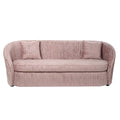 Sofa DKD Home Decor Pink Polyester Wood (45 x 45 cm)