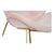 Chair DKD Home Decor Pink Polyester Metal Golden (63 x 57 x 73 cm)