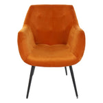 Armchair DKD Home Decor Orange Polyester Metal (65 x 74 x 84 cm)