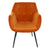 Armchair DKD Home Decor Orange Polyester Metal (65 x 74 x 84 cm)