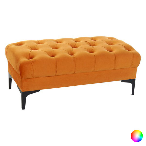 Bench DKD Home Decor Velvet Polyester Metal (99 x 46 x 40 cm)