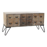 Sideboard DKD Home Decor Brown Metal Pinewood (135 x 45 x 70 cm)