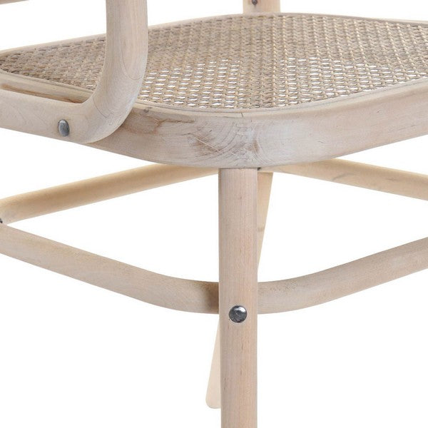 Dining Chair DKD Home Decor Rattan Birch (54 x 52 x 88 cm)