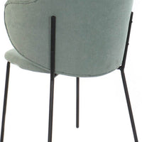 Dining Chair DKD Home Decor Polyester Metal (58 x 58 x 87 cm)