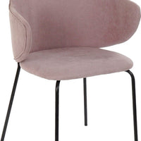 Dining Chair DKD Home Decor Polyester Metal (58 x 58 x 87 cm)