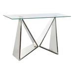 Console DKD Home Decor Modern Crystal Steel (120 x 40 x 78 cm)