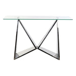 Console DKD Home Decor Modern Crystal Steel (120 x 40 x 78 cm)