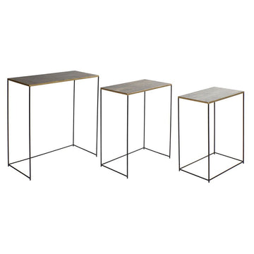 Side table DKD Home Decor Iron (3 pcs)