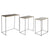 Side table DKD Home Decor Iron (3 pcs)