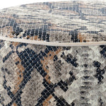 Footrest DKD Home Decor Polyester Colonial Snake (40 x 40 x 40 cm)