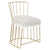 Dining Chair DKD Home Decor Polyester Metal (56 x 52 x 85 cm)