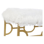 Bench DKD Home Decor Polyester Metal (81 x 41 x 46 cm)