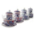 Teapot DKD Home Decor Crystal Porcelain Mandala (250 ml) (4 pcs)