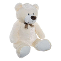 Teddy Bear DKD Home Decor Beige Polyester (40 x 40 x 60 cm)