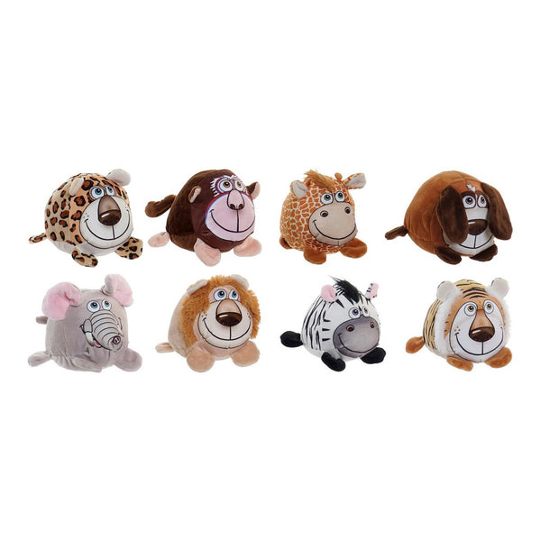 Peluche DKD Home Decor Poliéster Animal (8 pcs) (10 x 13 x 10 cm)