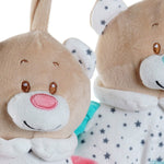 Teddy Bear DKD Home Decor Musical For hanging (20 x 9 x 25 cm) (2 pcs)