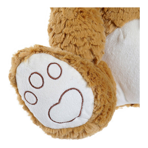 Peluche DKD Home Decor Blanco Marrón Poliéster Oso (2 pcs) (38 x 24 x 38 cm)