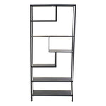 Shelves DKD Home Decor Black Metal (80 x 26 x 180 cm)