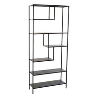 Shelves DKD Home Decor Black Metal (80 x 26 x 180 cm)