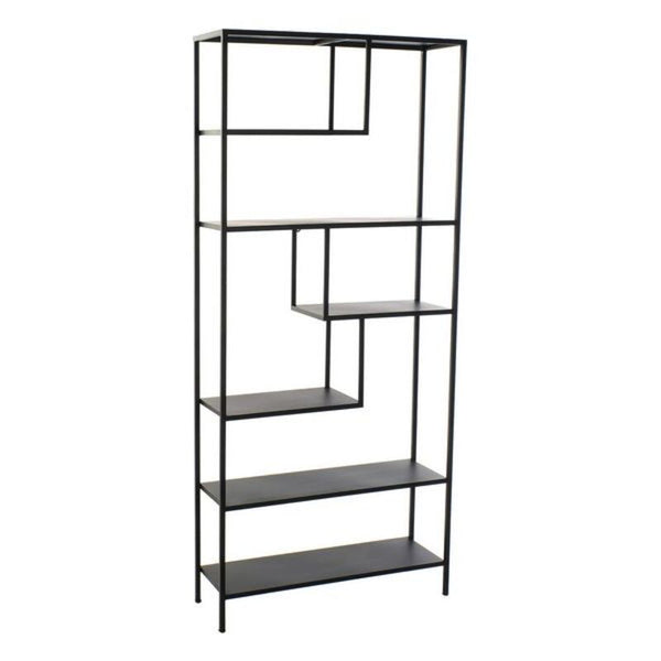 Shelves DKD Home Decor Black Metal (80 x 26 x 180 cm)