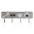 Wall mounted coat hanger Dekodonia Tea Wood Metal (41 x 4 x 16 cm)