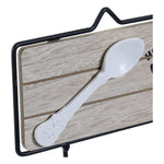 Wall mounted coat hanger Dekodonia Tea Wood Metal (41 x 4 x 16 cm)