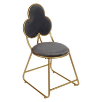 Dining Chair DKD Home Decor Polyester Metal (46 x 41 x 84 cm)