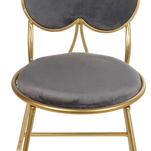 Dining Chair DKD Home Decor Polyester Metal (46 x 41 x 84 cm)