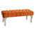 Bench DKD Home Decor Polyester Wood (99 x 40 x 41 cm)