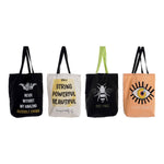 Multi-use Bag DKD Home Decor Chic Polyester Cotton (4 pcs) (43 x 15 x 66 cm)