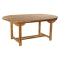 Expandable table DKD Home Decor Teak (180 x 120 x 75 cm)