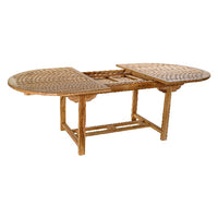 Expandable table DKD Home Decor Teak (180 x 120 x 75 cm)