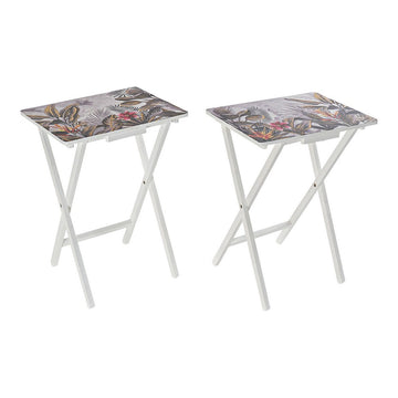 Side Table DKD Home Decor Wood (2 pcs) (48 x 35 x 66 cm)