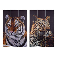 Folding screen DKD Home Decor Canvas (2 pcs) (121.5 x 2.5 x 180.5 cm)