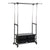 Coat Stand with Wheels DKD Home Decor Black Steel polypropylene (93 x 42 x 168 cm)