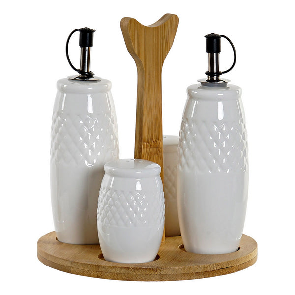 Cruet DKD Home Decor Bamboo Porcelain (5 pcs)