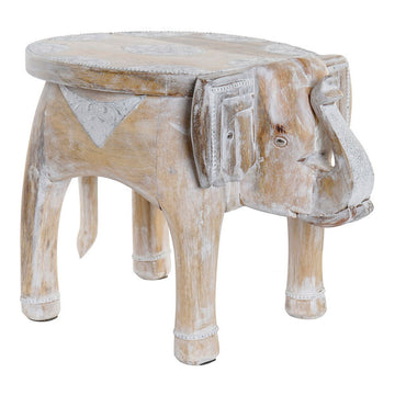 Side Table DKD Home Decor Aluminium Mango wood (34 x 47 x 35.5 cm)