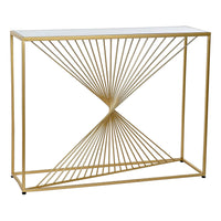 Side Table DKD Home Decor Golden Mirror (100 x 30 x 79 cm)