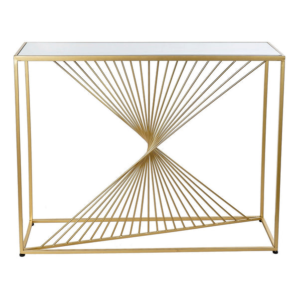 Side Table DKD Home Decor Golden Mirror (100 x 30 x 79 cm)