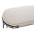 Bench DKD Home Decor Beige Polyester Metal (99 x 40 x 44 cm)