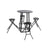 Table set with 4 chairs DKD Home Decor Metal (5 pcs)