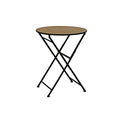 Side table DKD Home Decor Black Metal Rattan (60 x 60 x 76.5 cm)