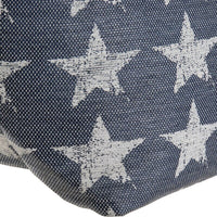 Bag DKD Home Decor Stars Blue Grey (2 pcs)