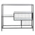 Shelves DKD Home Decor Metal Crystal (115 x 35 x 100 cm)