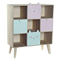 Chest of drawers DKD Home Decor Pine Cats (64 x 37 x 79 cm)