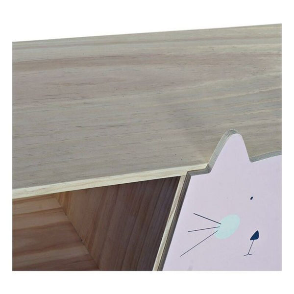 Chest of drawers DKD Home Decor Pine Cats (64 x 37 x 79 cm)